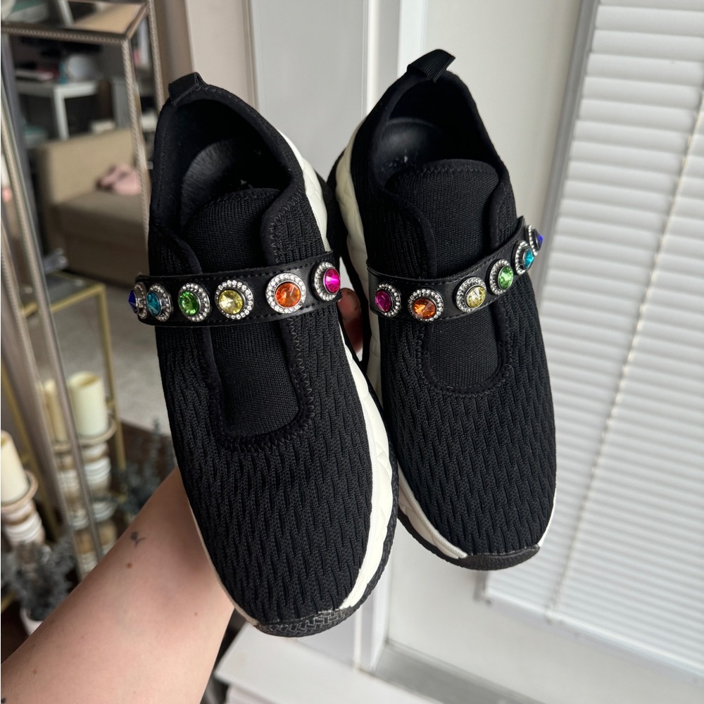 Kurt Geiger Rhinestone Rainbow Sneakers SZ